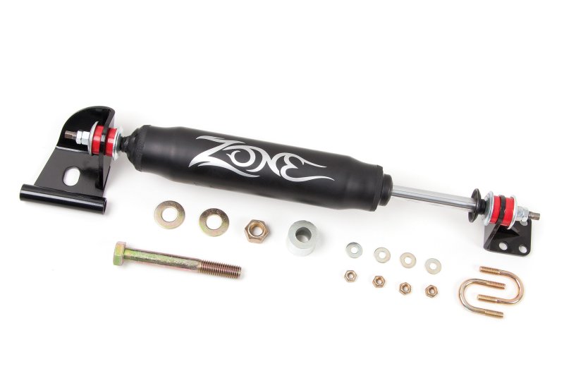 Ford F-150 Steering Stabilizer - Zone Offroad - Single - Black - `04-`08